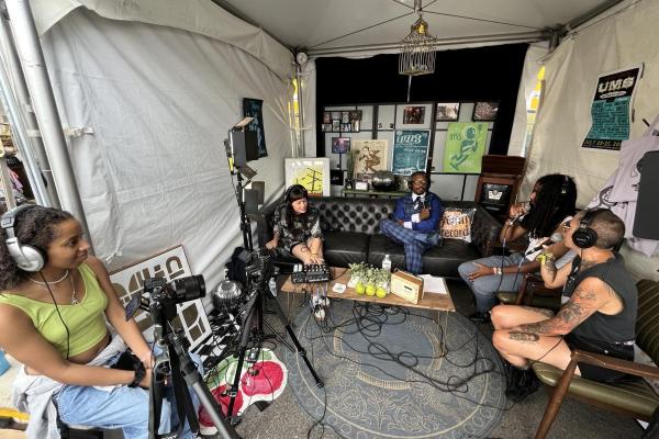 Get Loud Radio Lounge interviews Old Man Saxon at UMS 2025