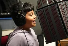 camper records audio
