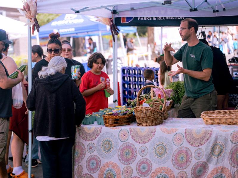 Denver Botanic tables at YOR Fest