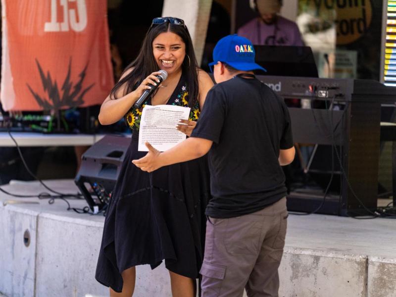 tatiana hosting yor fest